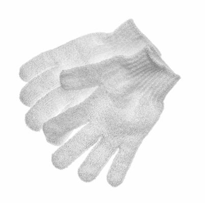 Double Sided Exfoliating Gloves Body Scrubber Scrubbing Glove Bath Mitts Scrubs for Shower