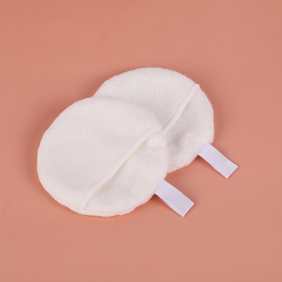 Zero Waste Custom Finger Pocket Facial Bamboo Makeup Remover Cleaning Pad Rounds Washable Makeup Rmoval Pads