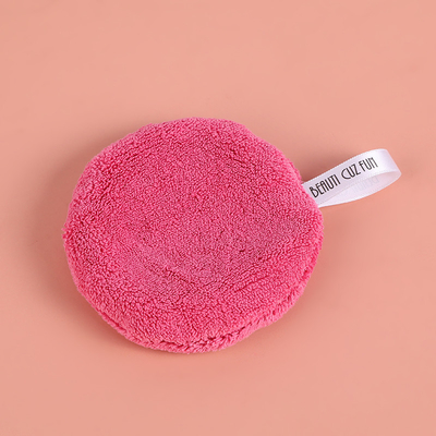 New arrival Custom Finger Pocket Facial Microfiber  Makeup Remover Pads Rounds Washable Makeup Rmoval Pads