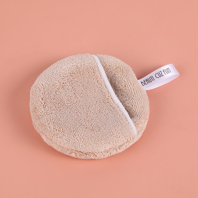 New arrival Custom Finger Pocket Facial Microfiber  Makeup Remover Pads Rounds Washable Makeup Rmoval Pads