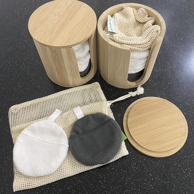 Makeup Remover Pads For Face,Eye,Lips Microfiber Face Cleansing Washable Makeup Removal Cloth With Laundry Bag