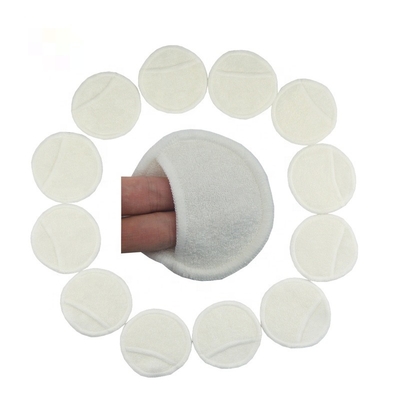 Organic Bamboo Cotton Terry Soft Facial Wipes Face Clean Pocket Makeup Remover Pads Reusable