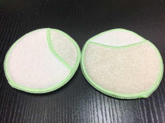 Organic Bamboo Cotton Terry Soft Facial Wipes Face Clean Pocket Makeup Remover Pads Reusable