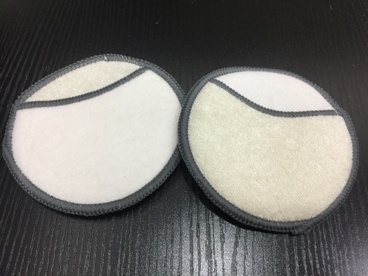 Organic Bamboo Cotton Terry Soft Facial Wipes Face Clean Pocket Makeup Remover Pads Reusable