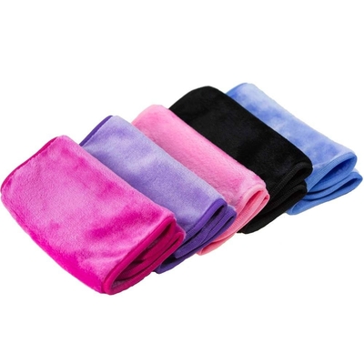 Soft microfiber deep cleaning makeup remover towel reusable makeup remover cloth