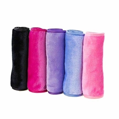 Soft microfiber deep cleaning makeup remover towel reusable makeup remover cloth