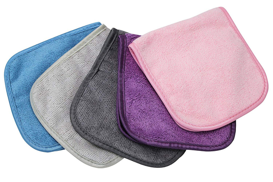 Soft microfiber deep cleaning makeup remover towel reusable makeup remover cloth