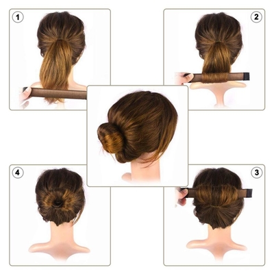 New Fashion  Hair Bun  Donut Maker Hair Band Accessories for Women, Girls And Kids