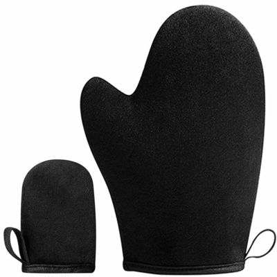 Self Tanning Mitt Applicator Kit with Self Tanning Glove, Face Tanning Mitt, Self Tan Back Applicator, Exfoliating Glove