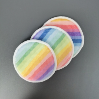 Double Side Printed Reusable Makeup Remover Pad