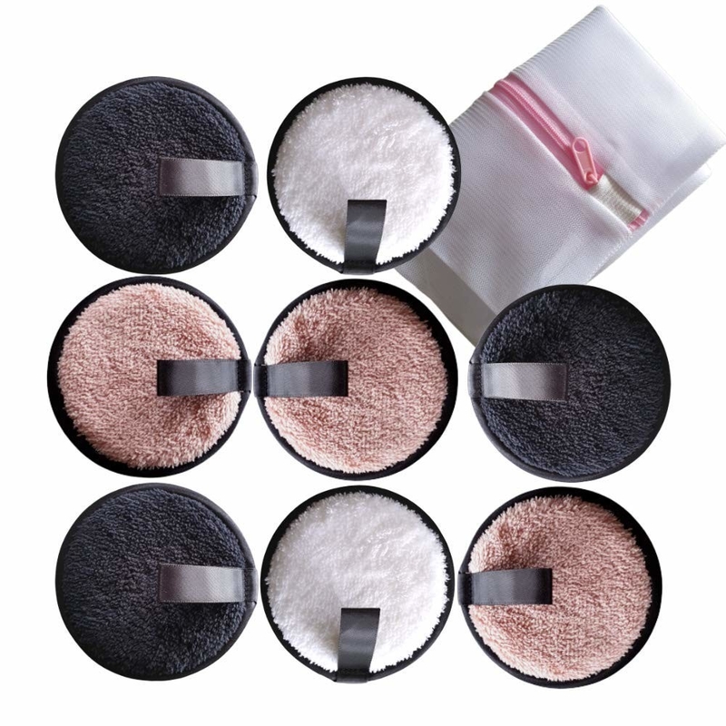 Washable Eco-Friendly Microfiber Reusable Makeup Remover Pads For All Skin Types