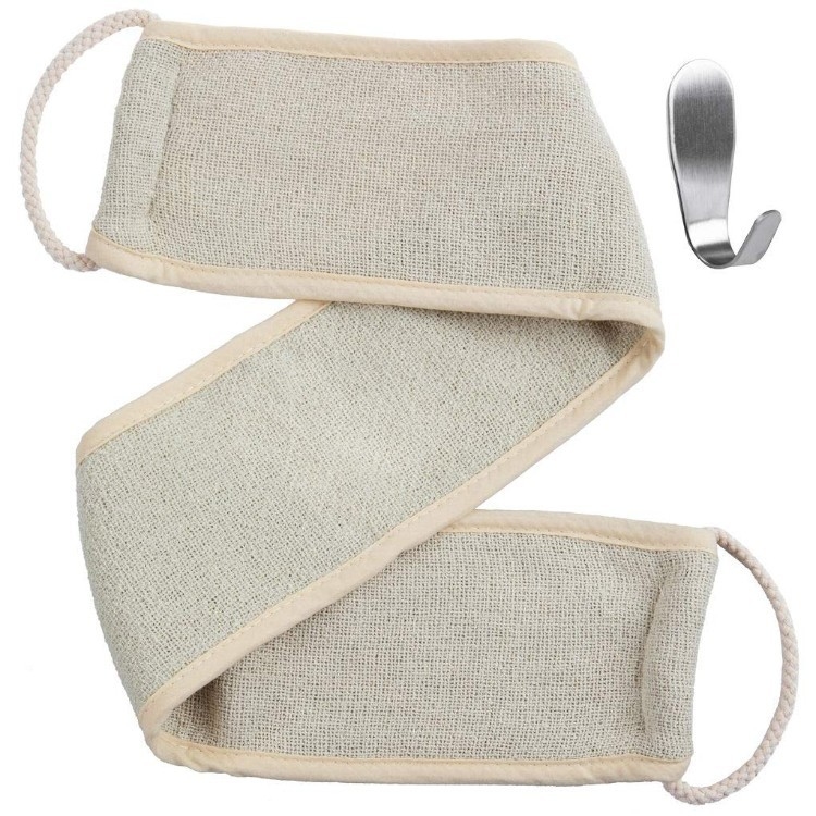 Hot selling exfoliating bath belt scrubber for man and women deep cleaning