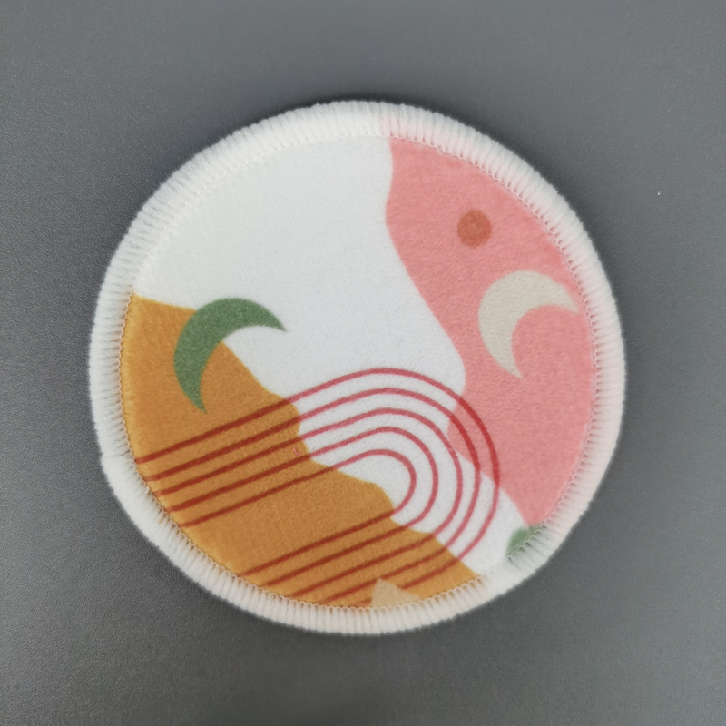 Double Side Printed Reusable Makeup Remover Pad
